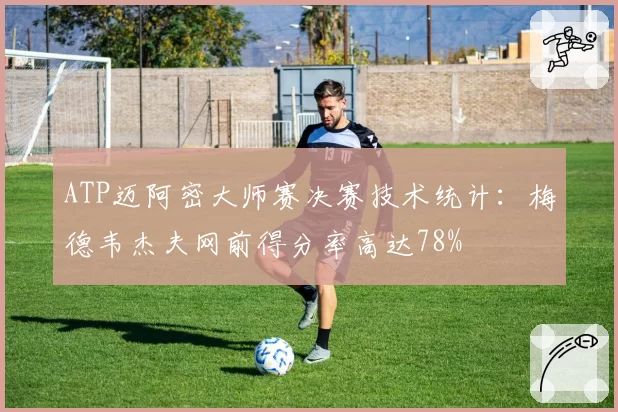 ATP迈阿密大师赛决赛技术统计：梅德韦杰夫网前得分率高达78%