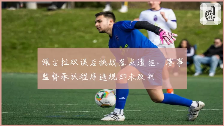 佩古拉双误后挑战落点遭拒,赛事监督承认程序违规却未改判